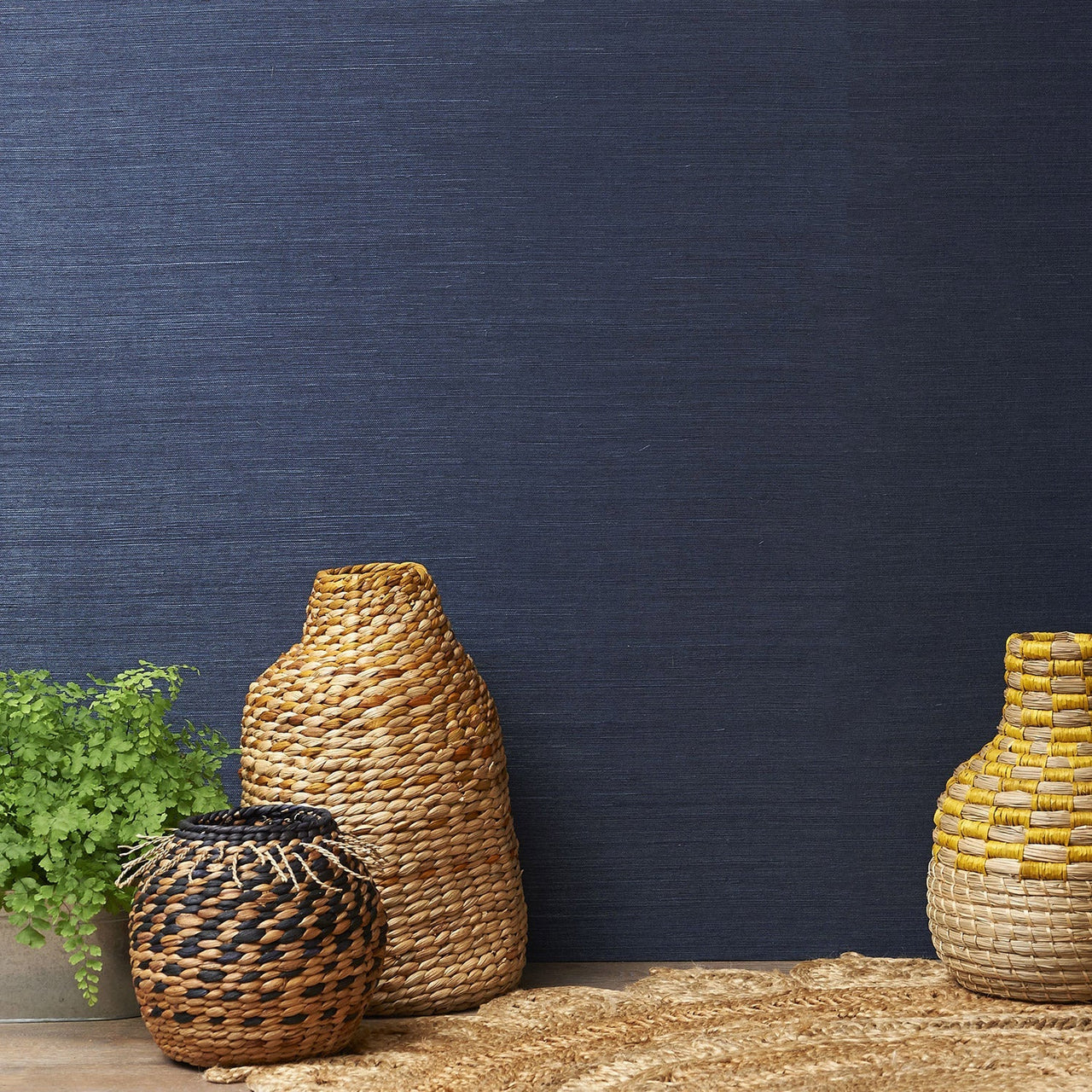 Free download Navy Grasscloth Wallpaper and Polished Nickel Lighting Home  Sweet 736x1202 for your Desktop Mobile  Tablet  Explore 49 Navy  Seagrass Wallpaper  Navy Wallpaper Textured Seagrass Wallpaper Blue Seagrass  Wallpaper