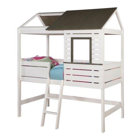 Furniture Of America Hern House Inspired Twin Loft Bed White
