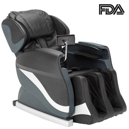 Goplus Electric Full Body Shiatsu 25 Airbag Massage Chair Recliner