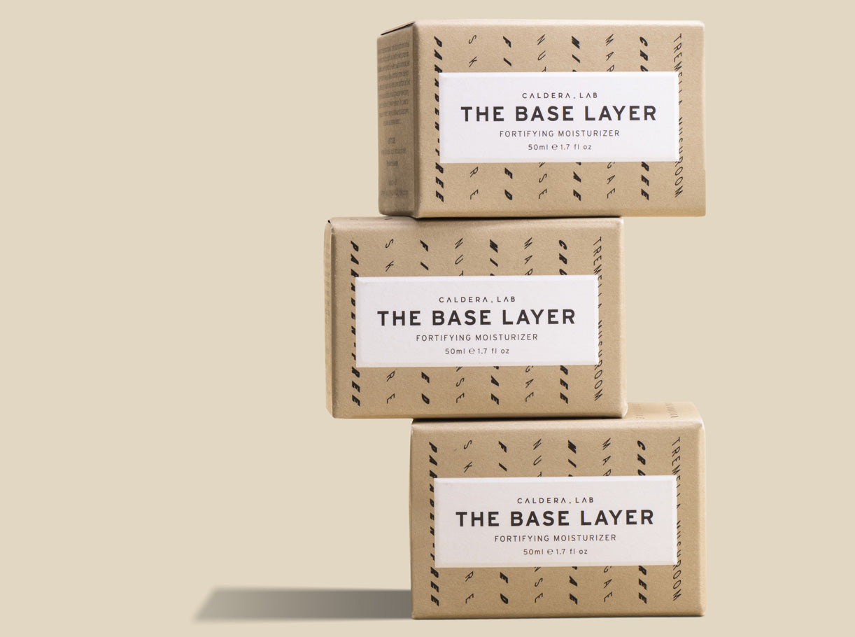 The Base Layer boxes stacked on top of each other