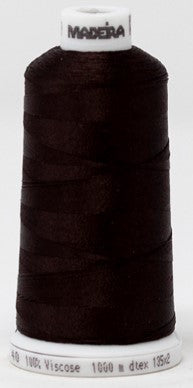 Madeira 60 wt Classic Rayon Embroidery Thread - Black — AllStitch  Embroidery Supplies