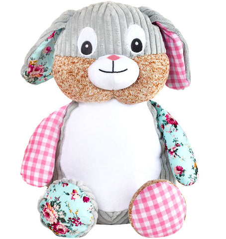 sensory stuffed animal pink bunny