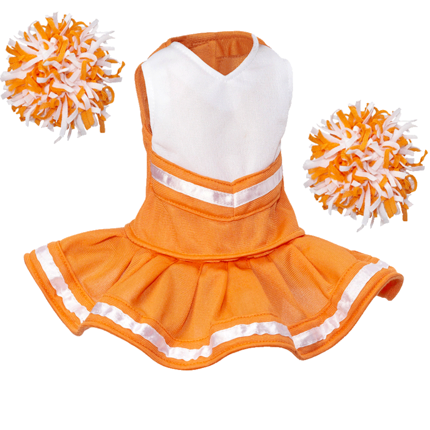 Storm White Skirt Cheer Uniform For American Girl Doll 18” Br 