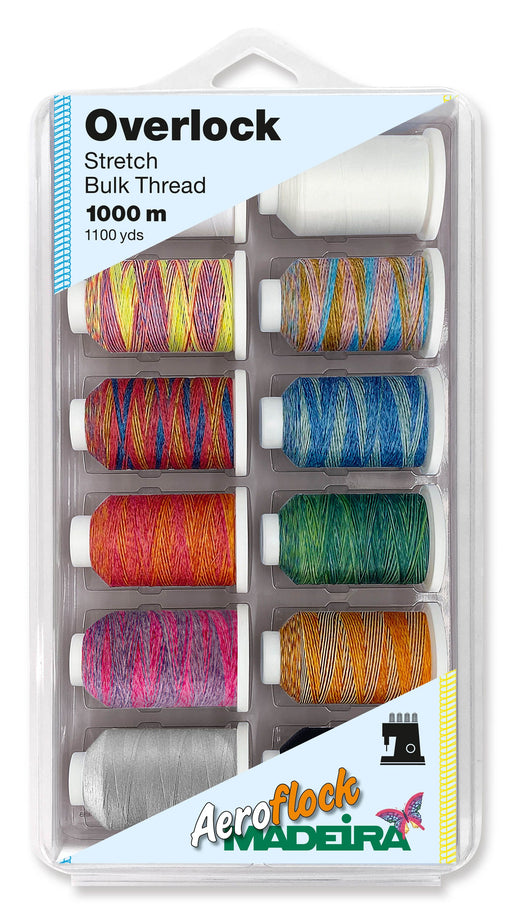 Madeira Aeroflock Serger Thread Neon Pink 9907