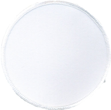 TEHAUX 20pcs Heat Transfer Patch Blank Hat Round Labels White Outfits  Embroidery Patch Sublimation Applique Heat Transfer Blank Patch Blank  Patches