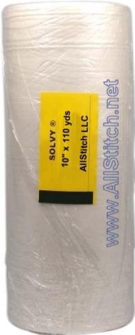 Vilene Tacky AquaMagic Plus Water Soluble Peel-Stick Embroidery Backing —  AllStitch Embroidery Supplies