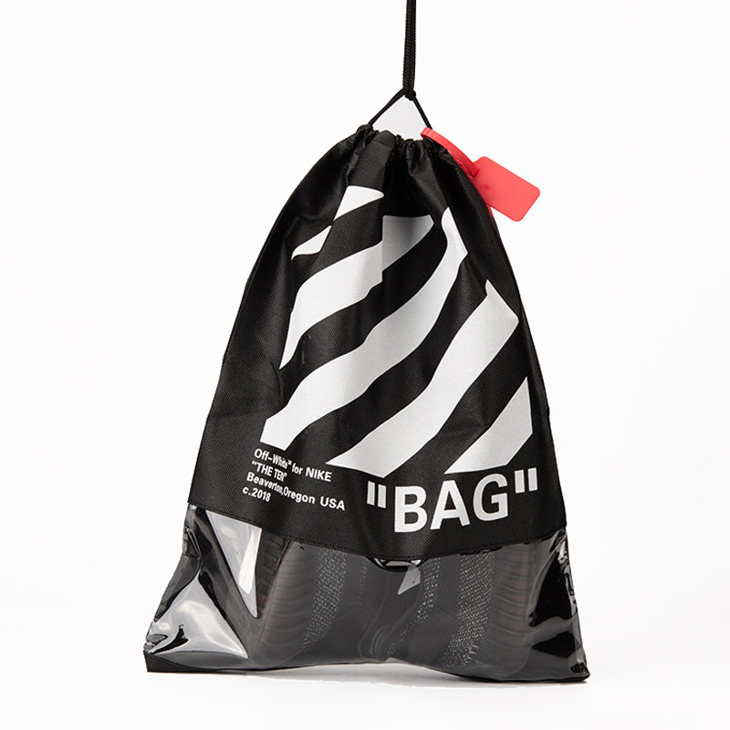 off white shoe bag