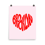 Brooklyn Love, Poster (Pink/Red)