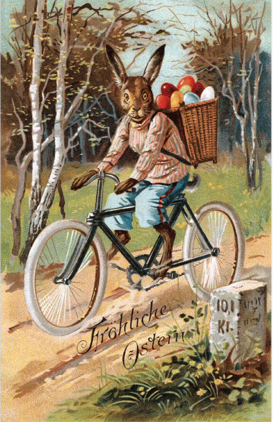 Joyful Easter Postcard Box - 36 Unique Vintage Postcards