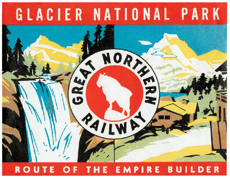 Glacier National Park via the Great Northern Railway, Route of the Empire Builder