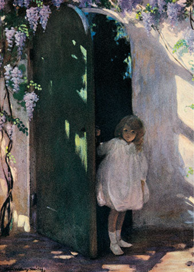 Doorway to the Secret Garden by Jessie Willcox Smith