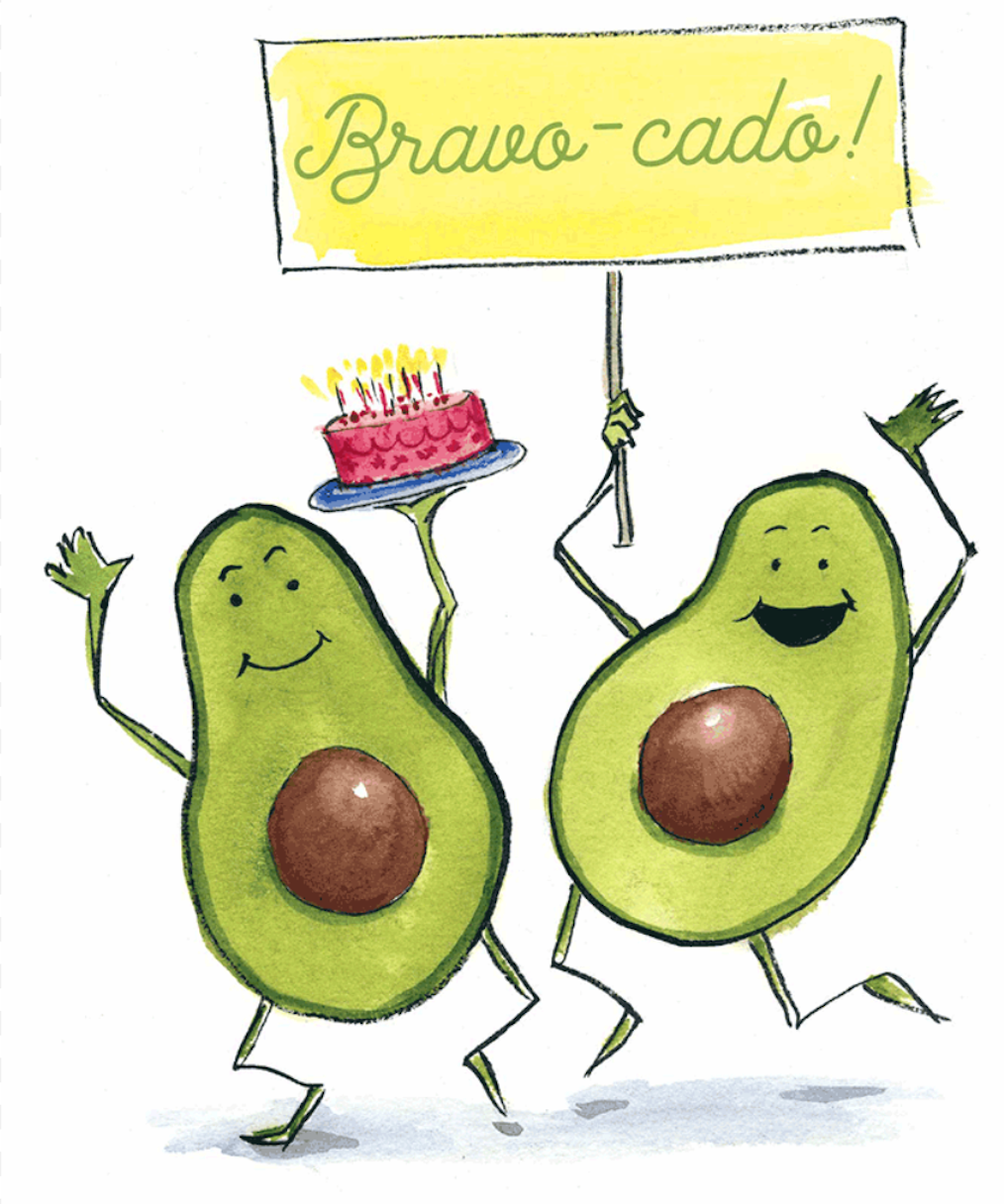 Bravocado Birthday - Birthday Greeting Card