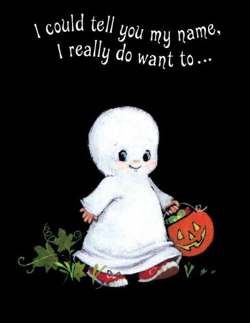 Little Ghost - Halloween Greeting Card