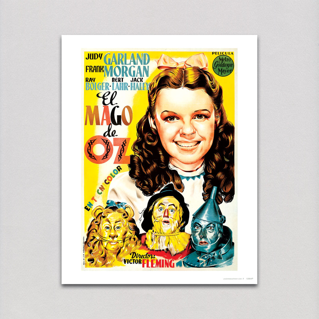 The Wizard Of Oz Poster Retro Movie Posters Art Print Laughing Elephant 6523