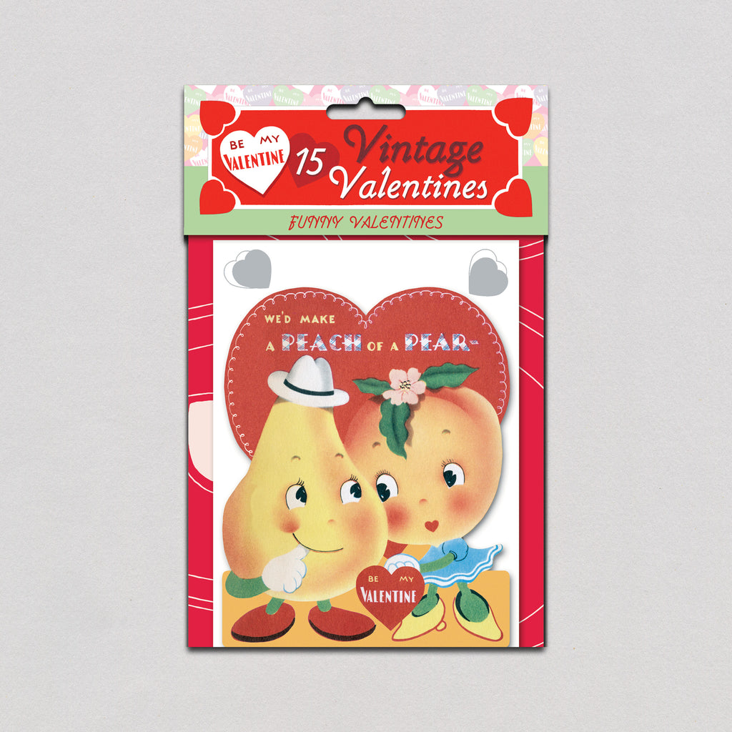 Vintage Valentines Cards - Be My Valentine! pack of 15 