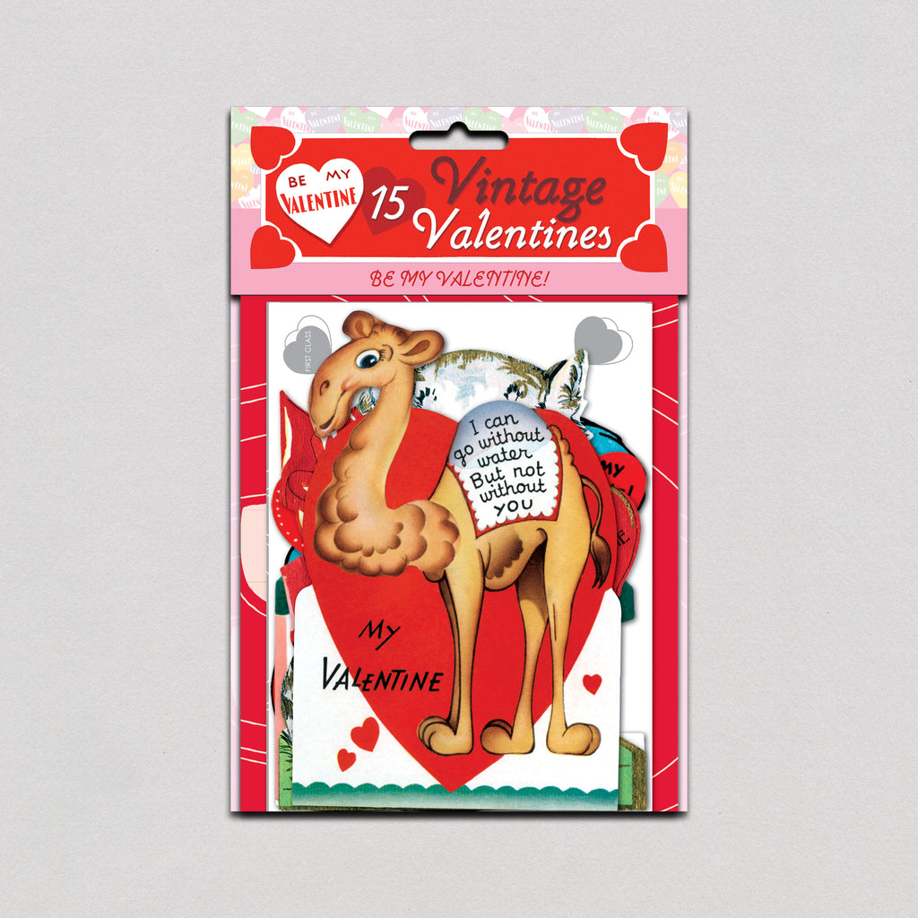 Retro Valentines - Valentines Greeting Card Packet – Laughing Elephant