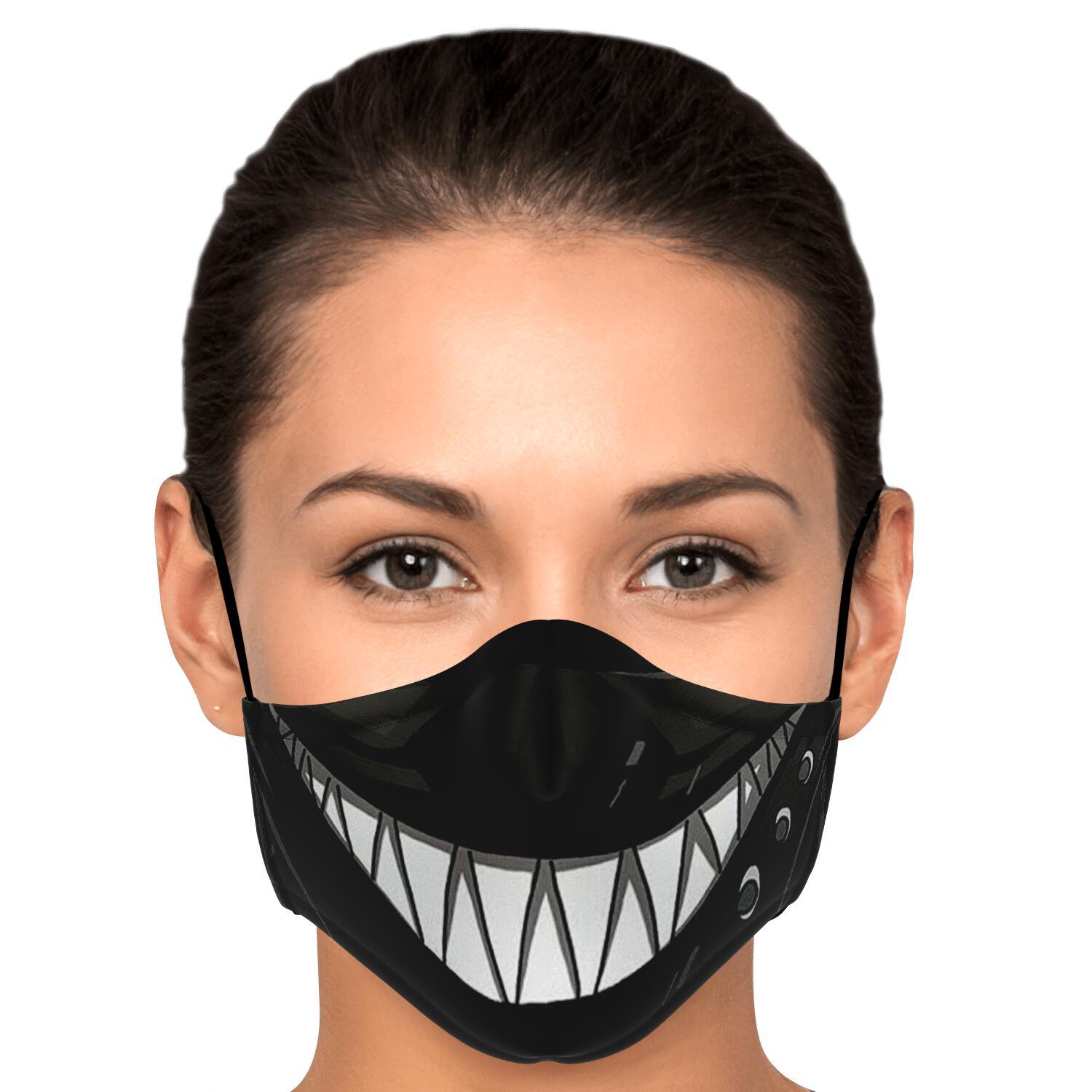 Zora Smile Black Clover Premium Carbon Filter Face Mask ...