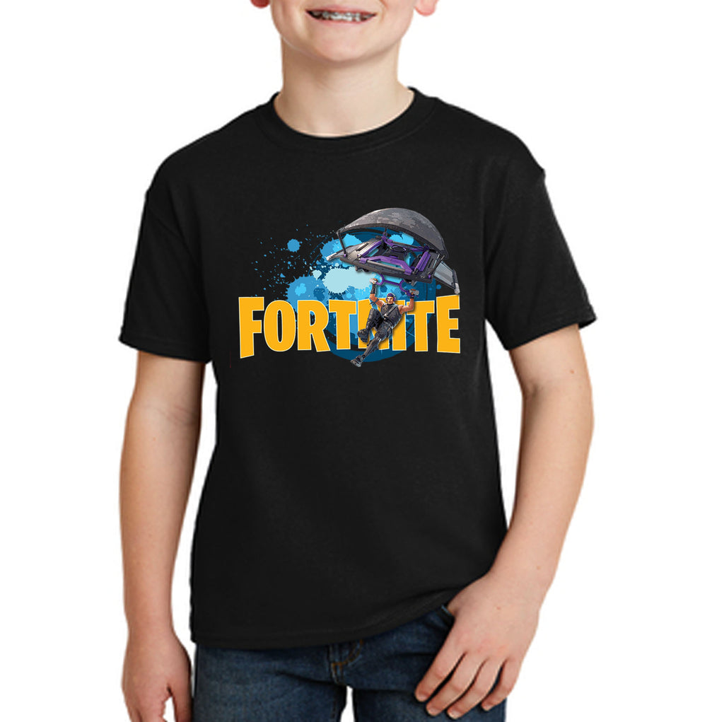 Fortnite Kids T Shirt Glider Fortee Apparel - fortnite burger glider roblox