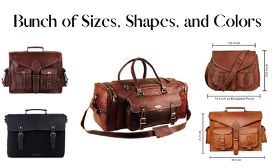 Leather Bags Come in a Bunch of Sizes, Shapes, and Colors
