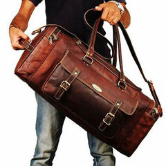 Leather Duffle Bag | Hulsh
