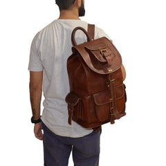 Real Leather Backpack |  Hulsh