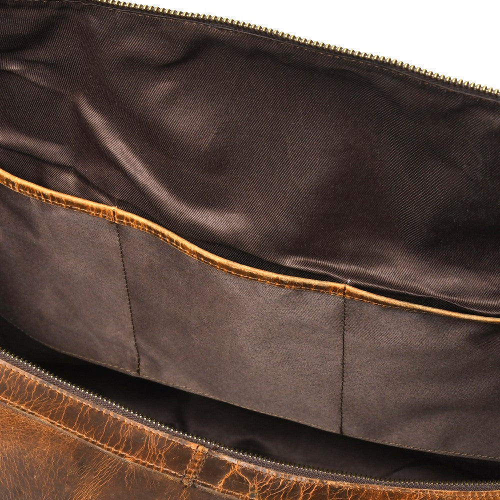 Buffalo Leather Duffle Bag for Men | Hulsh Leather Bags