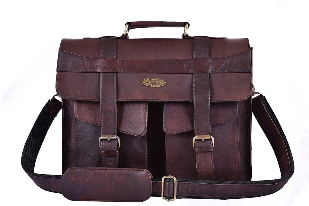 Mahi Leather Messenger Laptop Bag – Hulshleather
