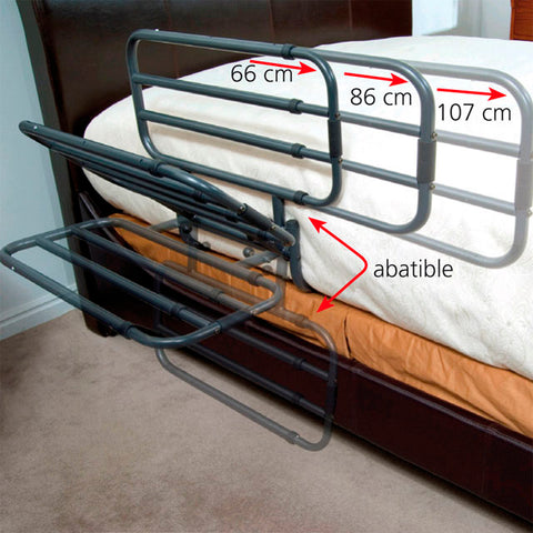 Par Barandillas cama universal adulto plegable 4 barras
