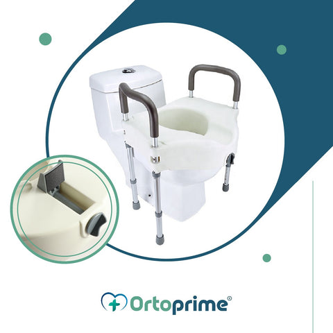 Elevador WC 12 cm Con Patas  Adaptable Universal WC — OrtoPrime