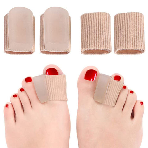 Protector de dedos grandes, 10 fundas transpirables de silicona para dedos  de los pies con agujeros, proporciona alivio de uñas perdidas o encarnadas