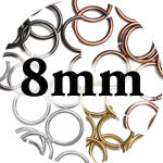 8mm - 18 GA Jump Rings