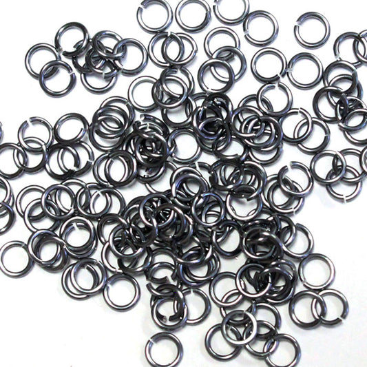SHINY BLACK ICE 3.4mm 20 GA Jump Rings / 5 Gram Pack (approx 275) / sa –  StravaMax Jewelry Etc