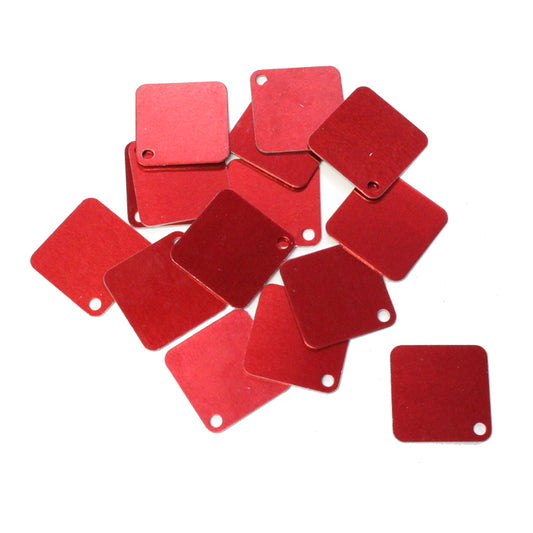 Blank Anodized Aluminum Tags (TDB425BK)