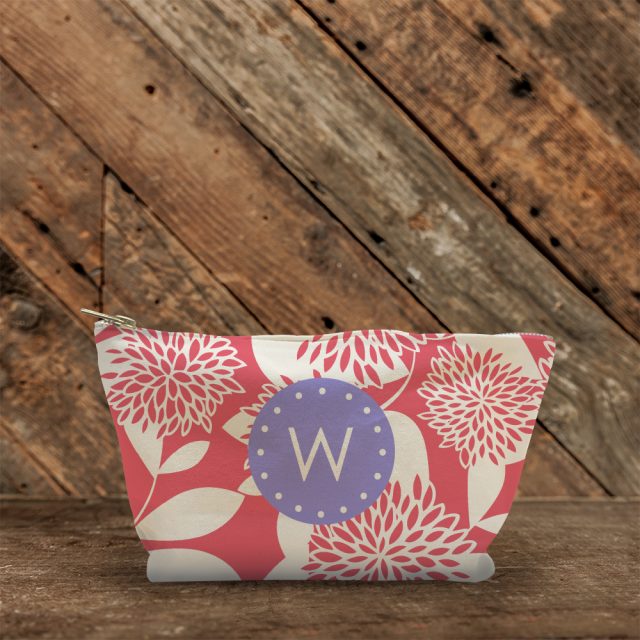 Canvas-Pencil-Case-Flower