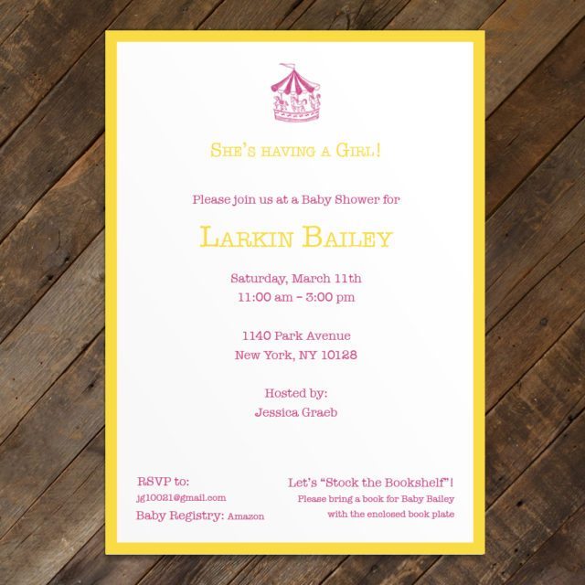 Pickett's Press created Baby Shower and sticker invitations for a recent mama-to-be and just had to share this fabulous creative idea!