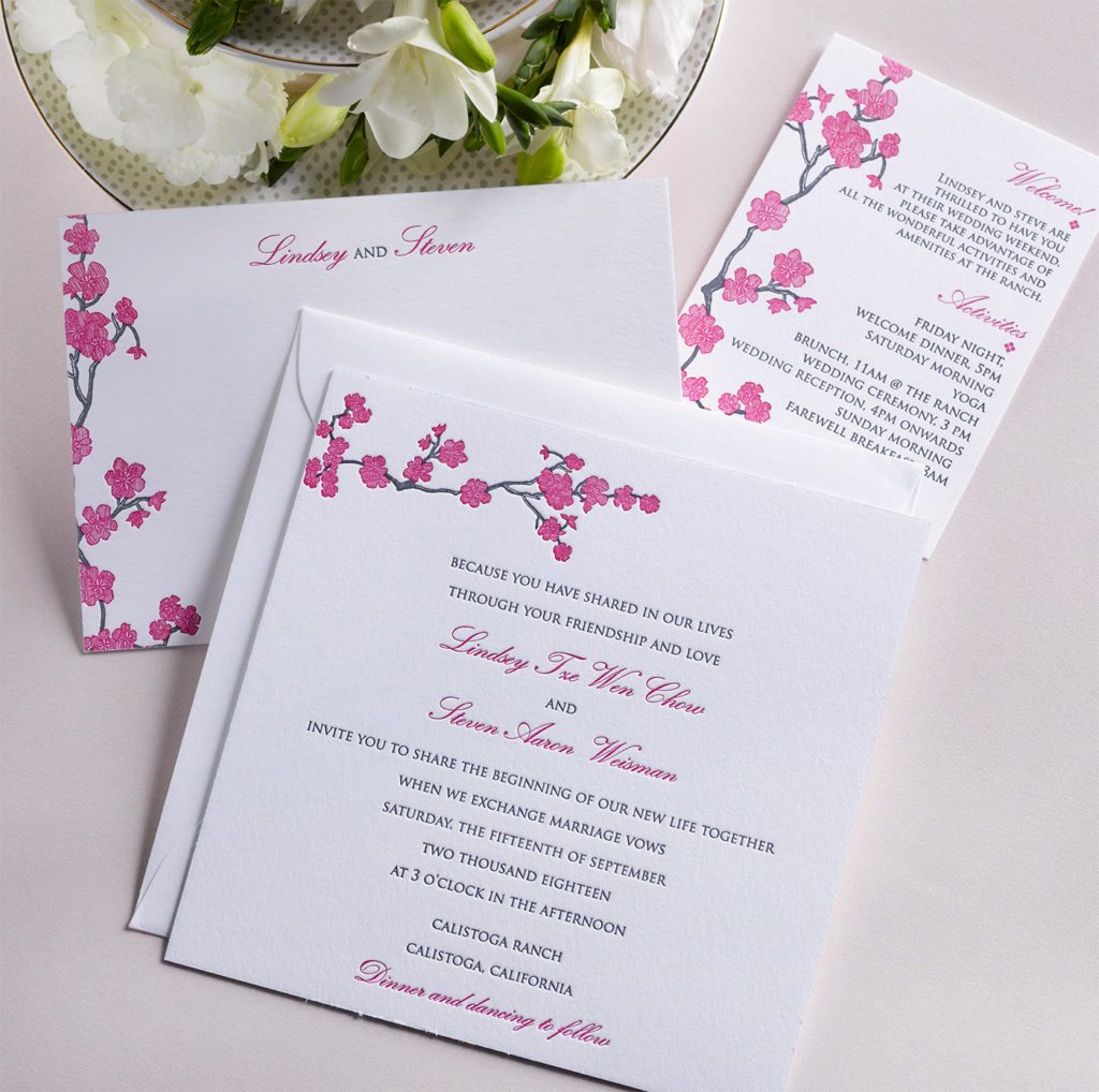  Lindsey & Steven is a letterpress wedding suite set in Calistoga, CA. Call us toll-free at 1-800-995-1549 or email us at hello@pickettspress.com