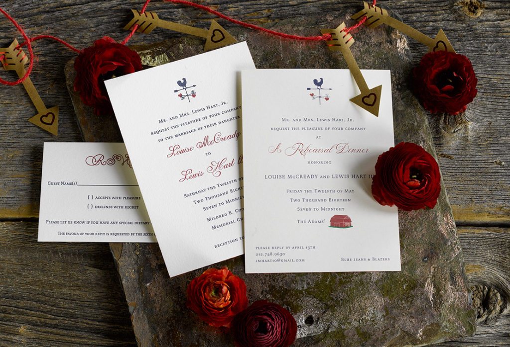 Louise & Lewis is a letterpress wedding suite set in Little Rock, Arkansas. Call us toll-free at 1-800-995-1549 or email us at hello@pickettspress.com