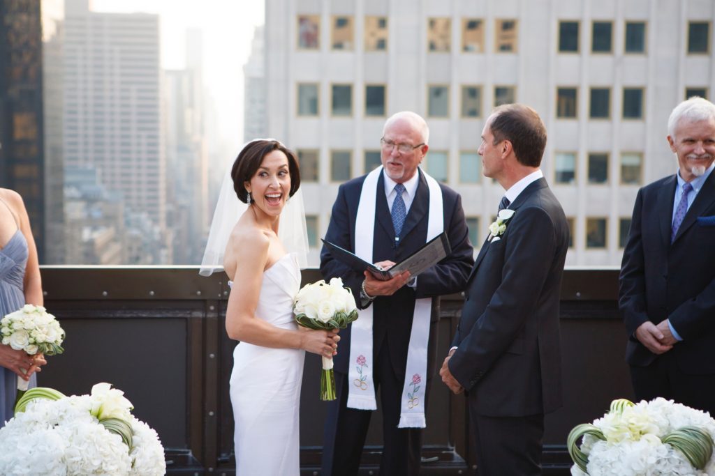 Stephanie & Allen's evening October wedding was held on the rooftop of The Peninsula in New York City. Would you like to be featured on #PPRealBride?