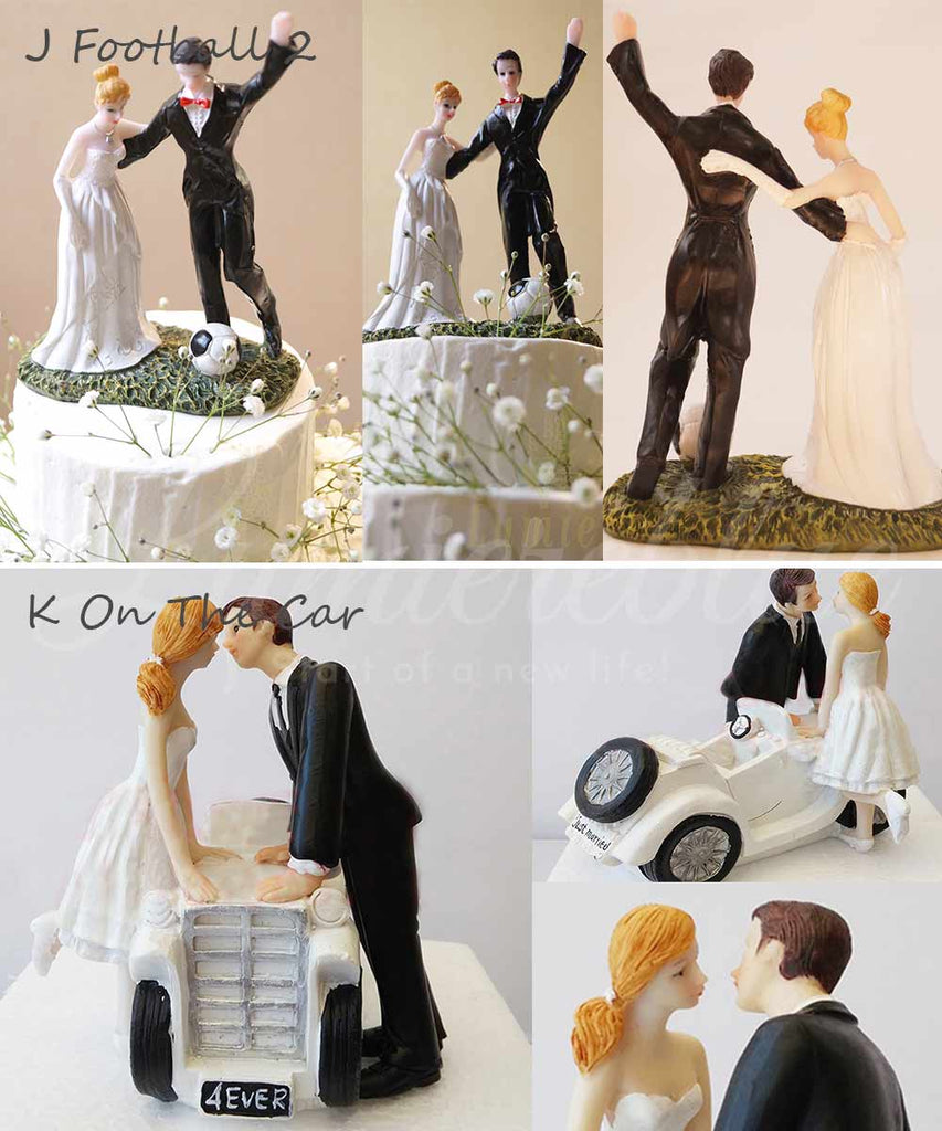 結婚式 ウェディング ケーキトッパー ウェディングケーキ ケーキ トッパー 飾り デコレーション新郎 新婦 花嫁 Lumiere Official Shop