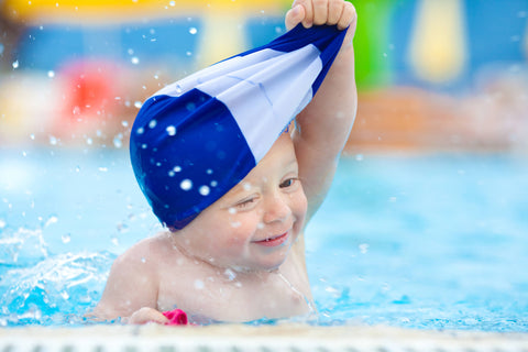 Baby swimming