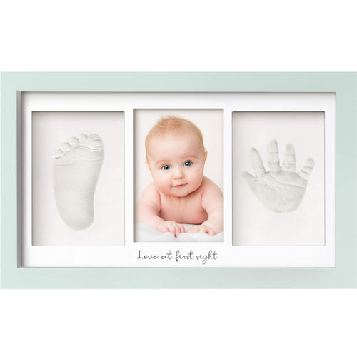 KeaBabies | Clean Touch Inkless Hand and Footprint Duo Frame Kit, Onyx Black | Maisonette
