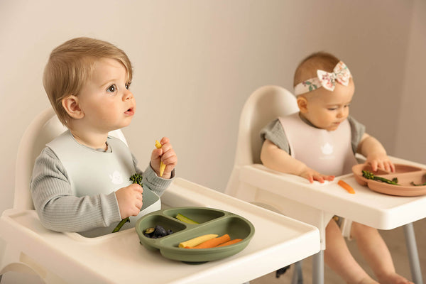 toddler and baby mealtime
