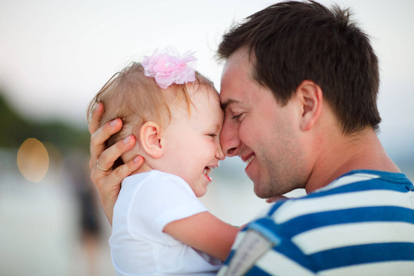 Father and infant daughter 