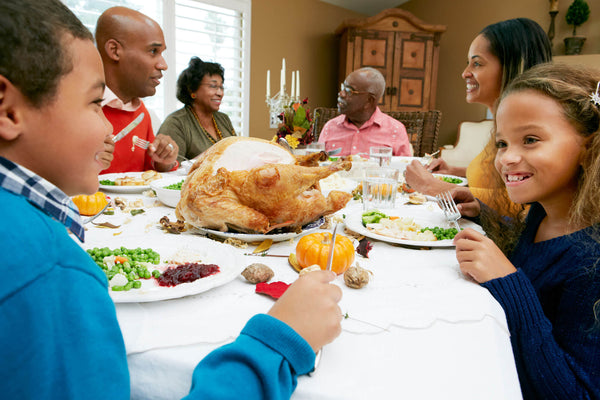 Multi Generation Family Celebrating Thanksgiving