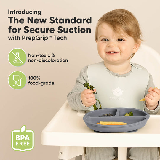 KeaBabies Silicone Baby Food Freezer Tray with Clip-On Lid Alpine Green | Target