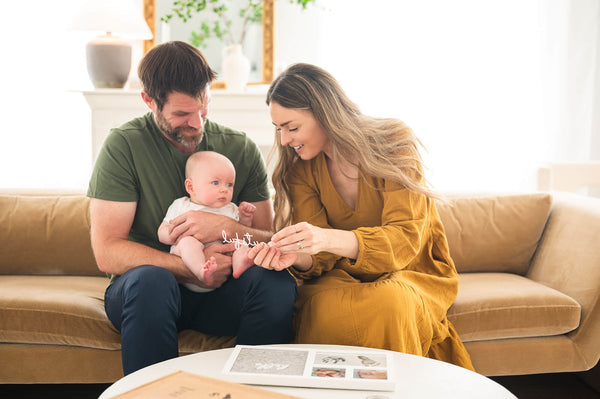 happy family making beautiful memories