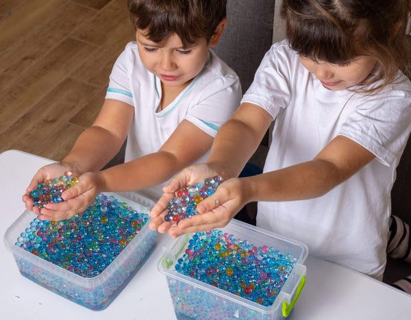 Children Playing Orbeez Orbeez Balls Sensory Water Beads