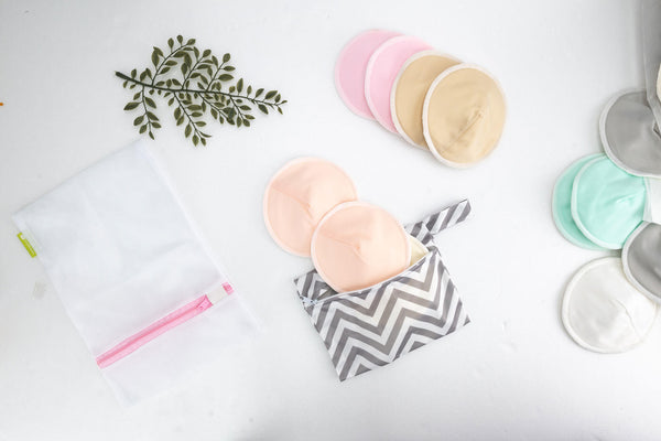 Nurse & Nourish [8 Pads] Silicone Nipple Pads for Breastfeeding Soreness 