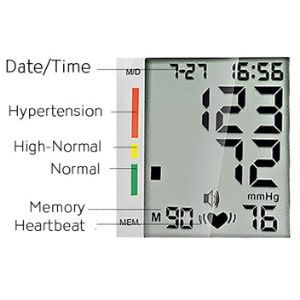 bp monitor 90 memory functions