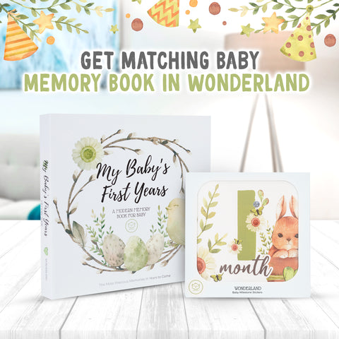 baby milestones display card